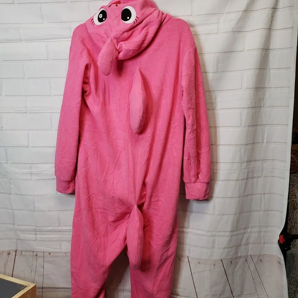 Mommy Pink Shark Cozy Full Body Cosplay Costume Size Medium M